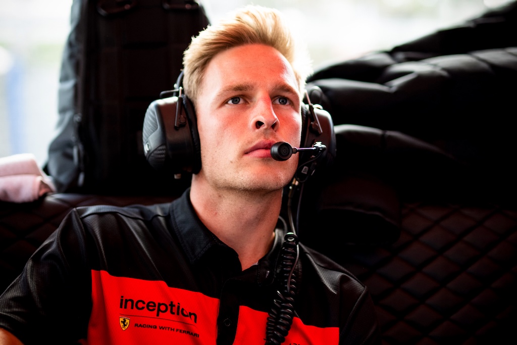 Frederik Schandorff i kamp for to IMSA-mesterskaber på Road Atlanta.
(Foto: Inception Racing)